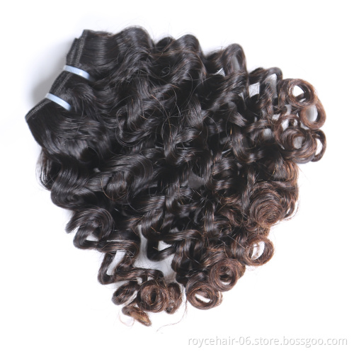 Funmi Hair Super Double Drawn Durable Remy Human Hair Extensions  with Customized Hair Weave Package